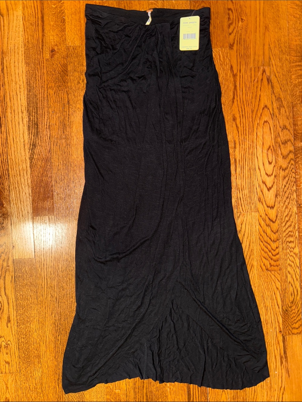 NWT Free People Black Maxi Skirt
